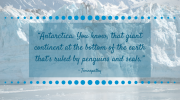 Twinepathy Quote "Antarctica" - Madeline J. Rose